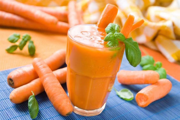 Beneficios para la salud de jugo de zanahoria