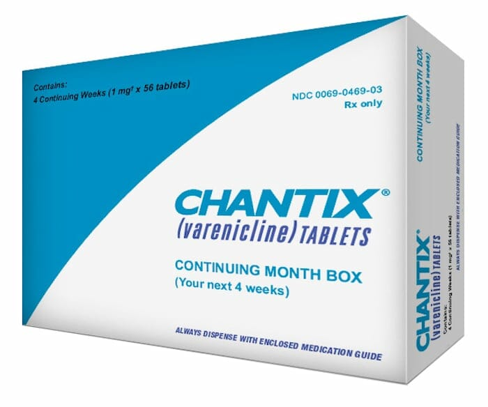 Efectos secundarios de Chantix