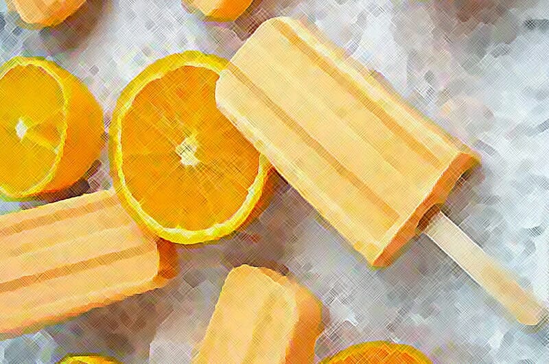 Receta: Helado de Naranja