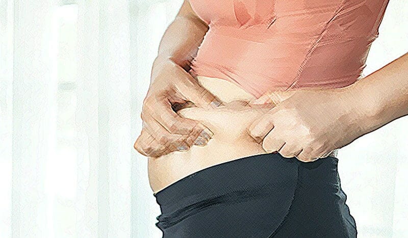 ¿Preocupada por la grasa del vientre? Aquí están las posibles causas